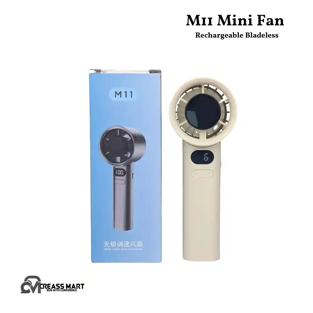 M11 Rechargeable Bladeless Mini Fan