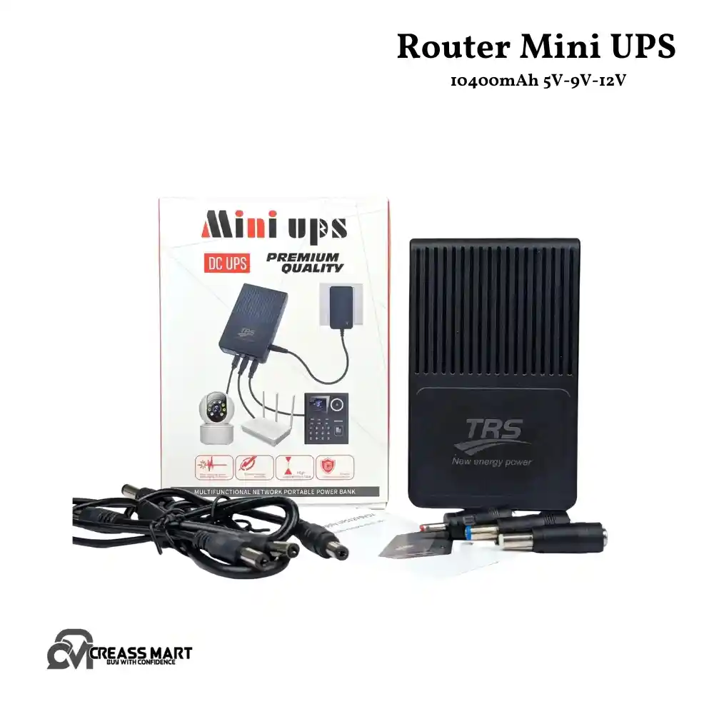 Router Mini UPS 10400mAh 5V-9V-12V
