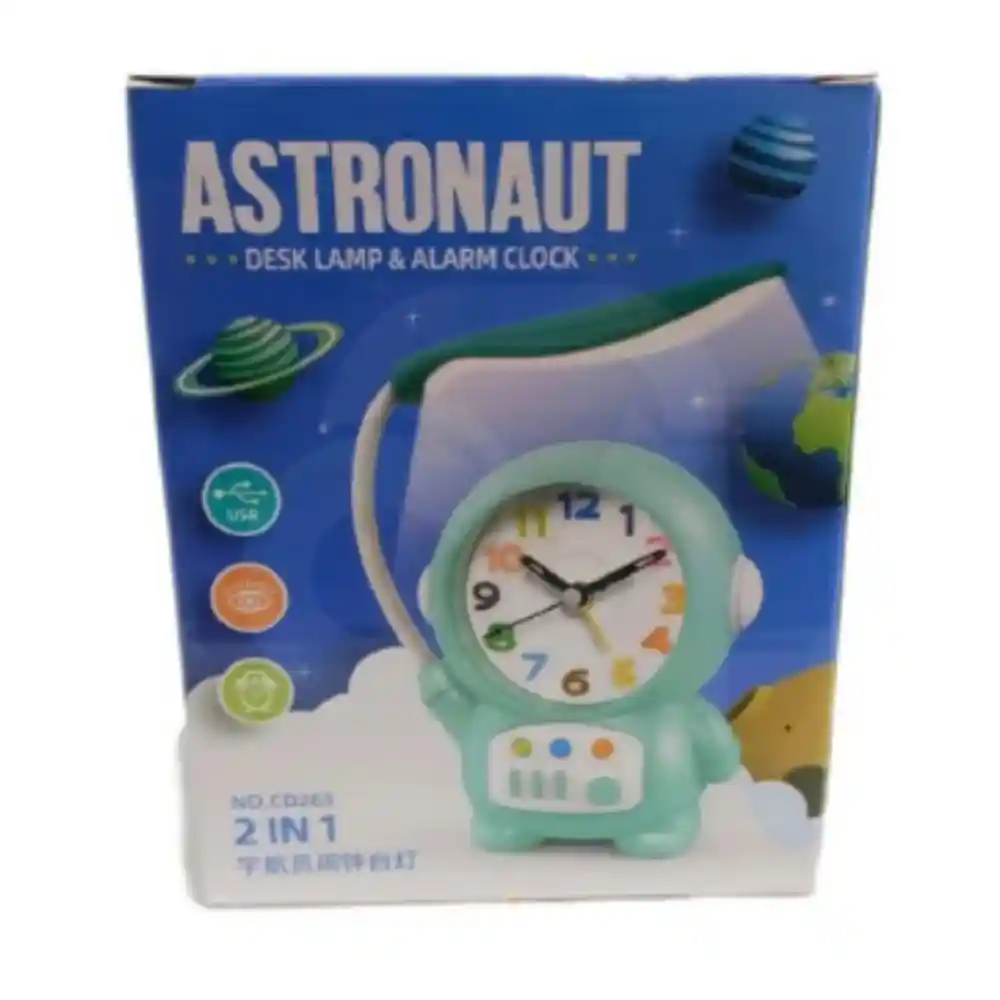 Astronaut-LED-Desk -Lamp-Alarm-Clock