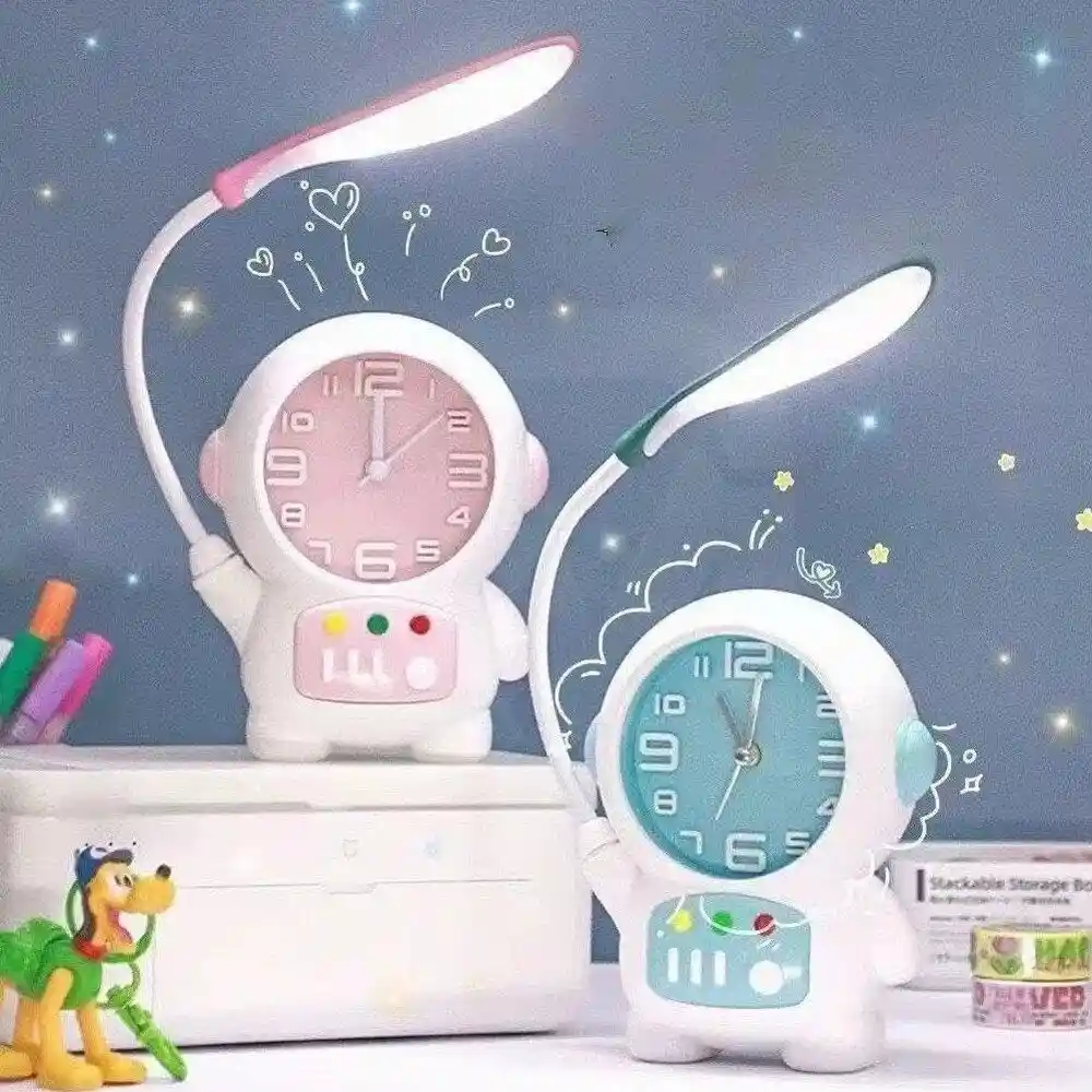 Astronaut-LED-Desk -Lamp-Alarm-Clock