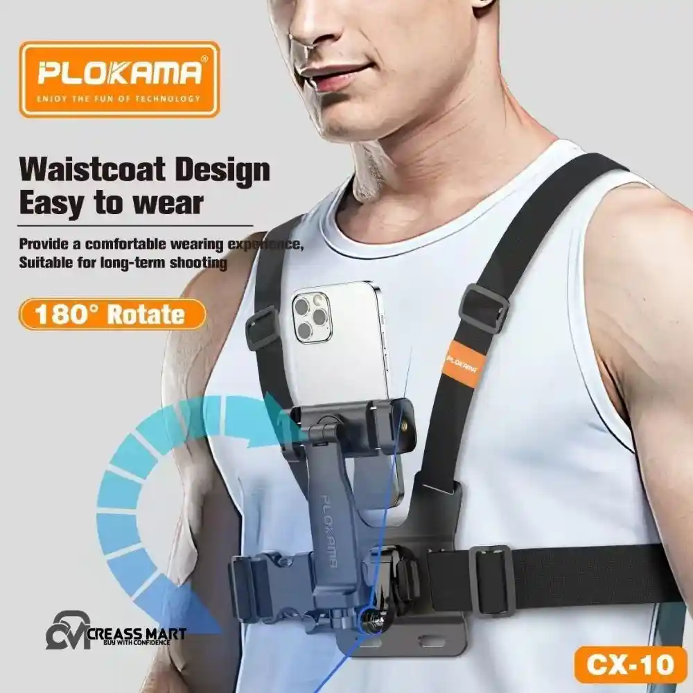 Plokama-CX-10-Chest-Mount-Phone-Holder