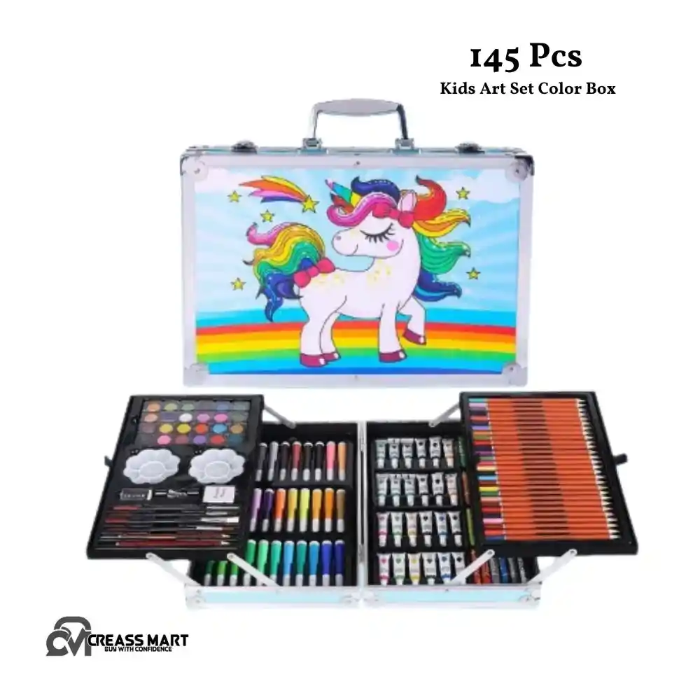 145 Pcs Kids Art Set Color Box