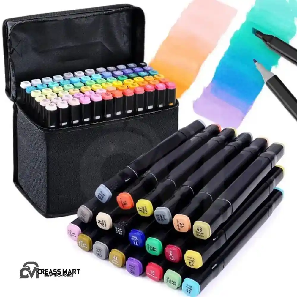 30 Colors Dual Tip Alcohol Marker Pen