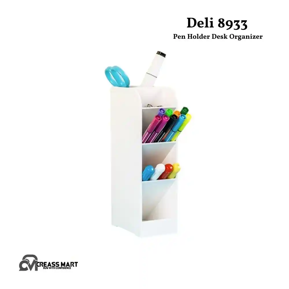 Deli 8933 Pen Holder Desk Organizer