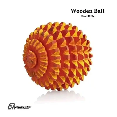 Acupressure Wooden Ball Hand Roller Palm Massager