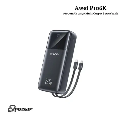 Awei P106K 10000mAh 22.5w Multi Output Power bank