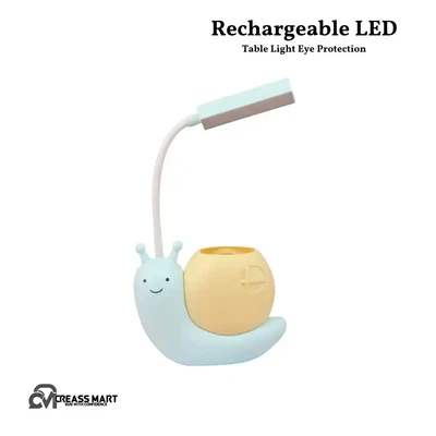 Rechargeable LED Snail Table Light Eye Protection
