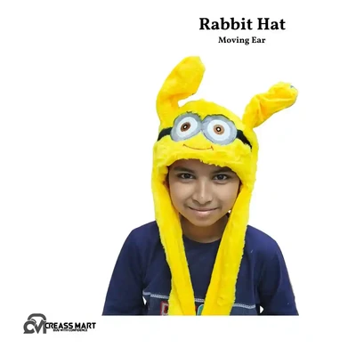 Moving Ear Rabbit Hat