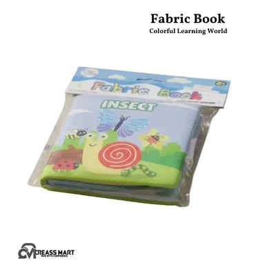 Colorful Learning World Fabric Book
