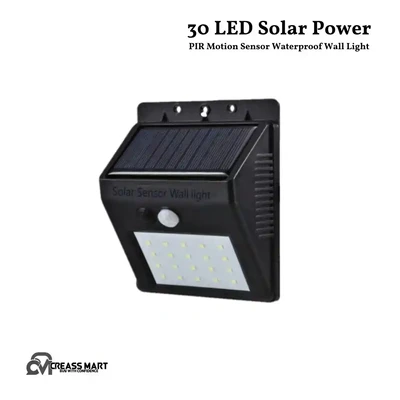 30 LED Solar Wall Light