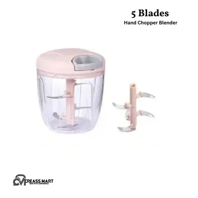 5 Blades Hand Chopper Blender
