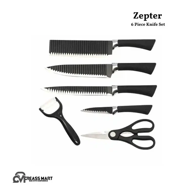 Zepter Non-Stick Kitchen Knife Set 6 Pcs