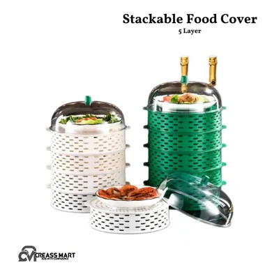 5 Layer Stackable Food Cover