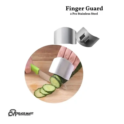 2 Pcs Stainless Steel Finger Guard