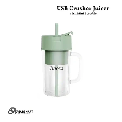 2 In 1 Mini Portable USB Crusher Juicer