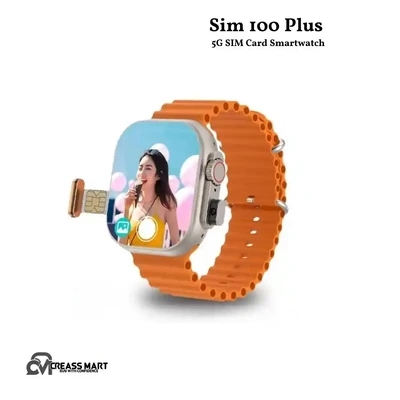Sim 100 Plus 5G SIM Card Smartwatch
