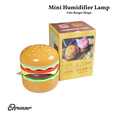 Cute Burger Shape Mini Humidifier Lamp