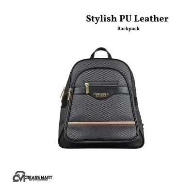 Stylish PU Leather Backpack