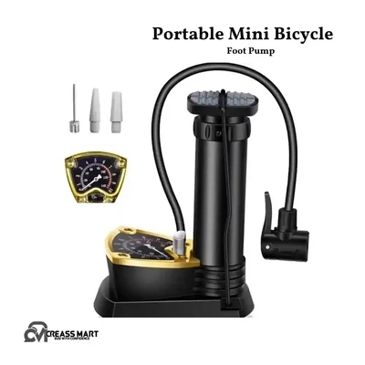 Portable Mini Bicycle Foot Pump