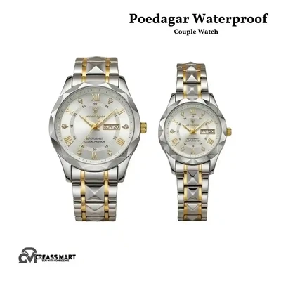Poedagar Waterproof Couple Watch