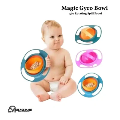 Magic Gyro Bowl 360 Rotating Spill Proof