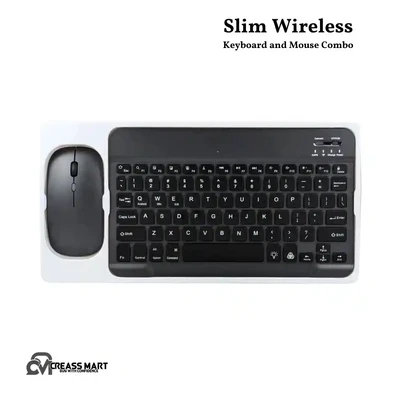 Slim Wireless Keyboard and Mouse Combo