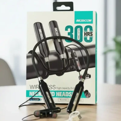 MOBICOM 300 Hours Battery Backup Neckband