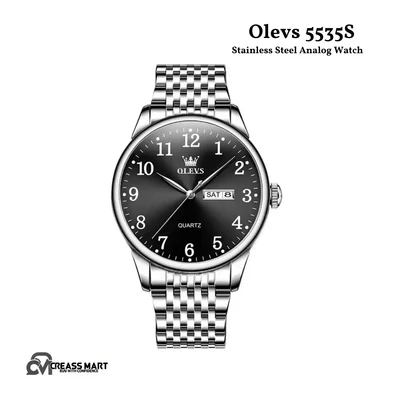 Olevs 5535S Stainless Steel Analog Watch