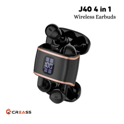 J40 4 in 1 Wireless Earbuds