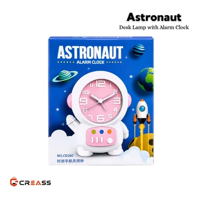 Astronaut Desk Lamp with Alarm Clock